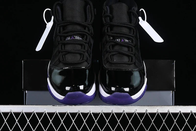 Air Jordan 11 Retro "All Black/White/Purple"