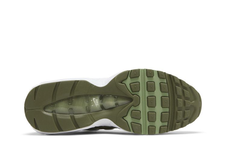 Nike Air Max 95 White Medium Olive Oil Green