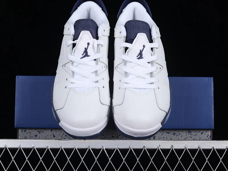 Air Jordan 6 Retro Low "White/Midnight Navy"