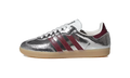 Adidas Samba OG WMNS "Silver Metallic - Shadow Red" KI9386