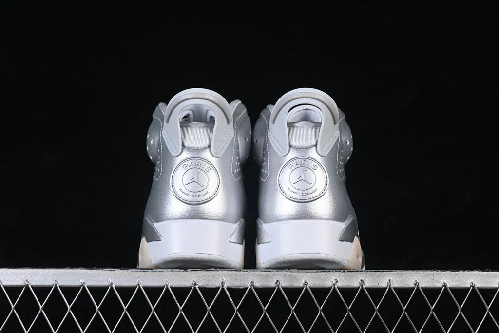 Air Jordan 6 Retro x Paris Saint-Germain "Metallic Silver