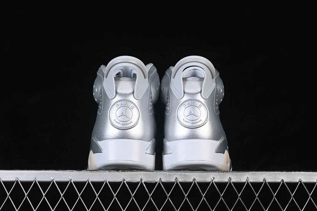 Air Jordan 6 Retro x Paris Saint-Germain "Metallic Silver