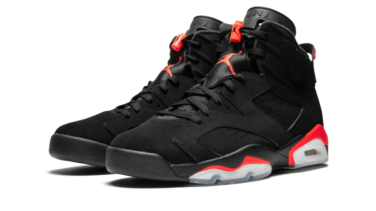 Air Jordan 6 Retro Black Infrared 2019 - Remastered Classic with Nike Air Heel
