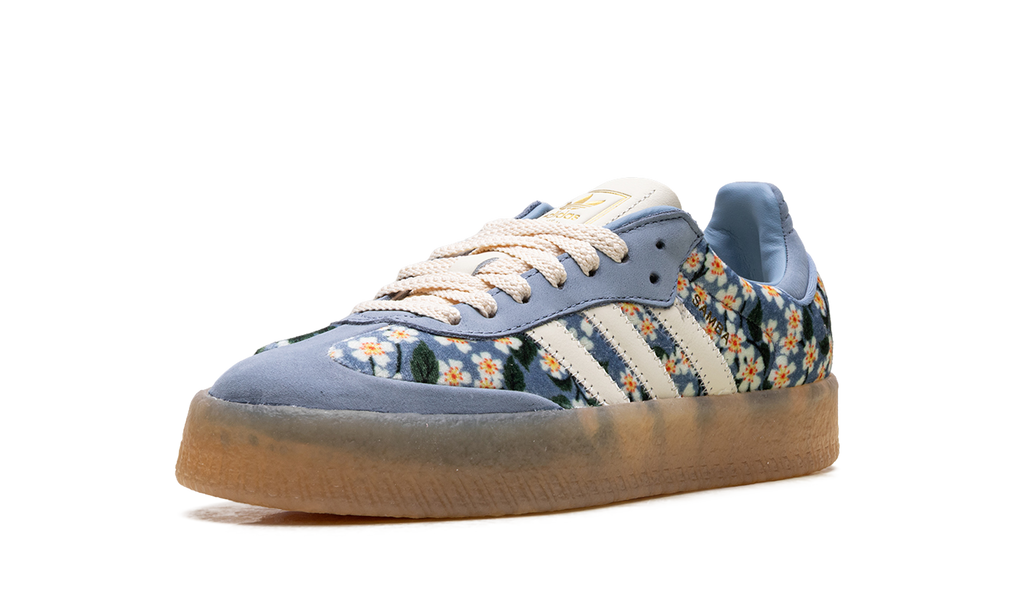 Sambae WMNS "Liberty London Floral Embroidery Blue Cream White" JQ6046