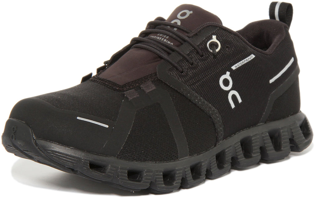 On Running Cloud 5 Wp In All Black For Women