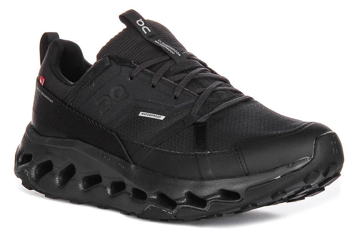 On Running Cloudhorizon Waterproof In Black For Men