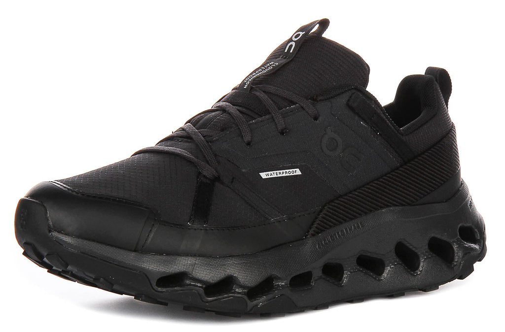 On Running Cloudhorizon Waterproof In Black For Women