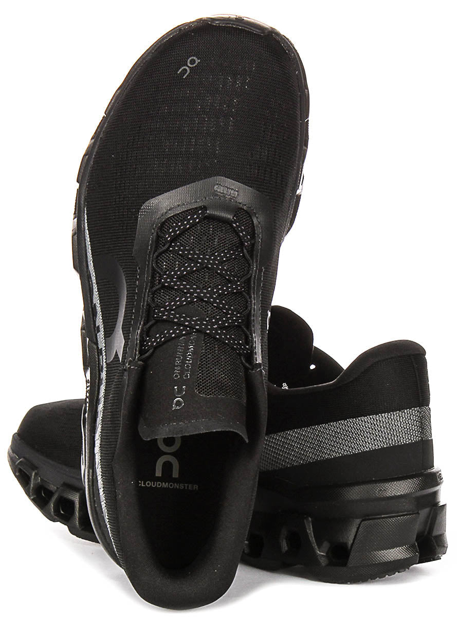 On Running Cloudmonster 2 In Black Grey For Men