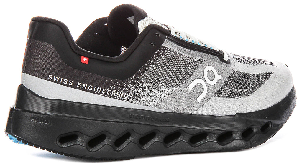 On Running Cloudsurfer Nxt Lumos In Black Grey For Men