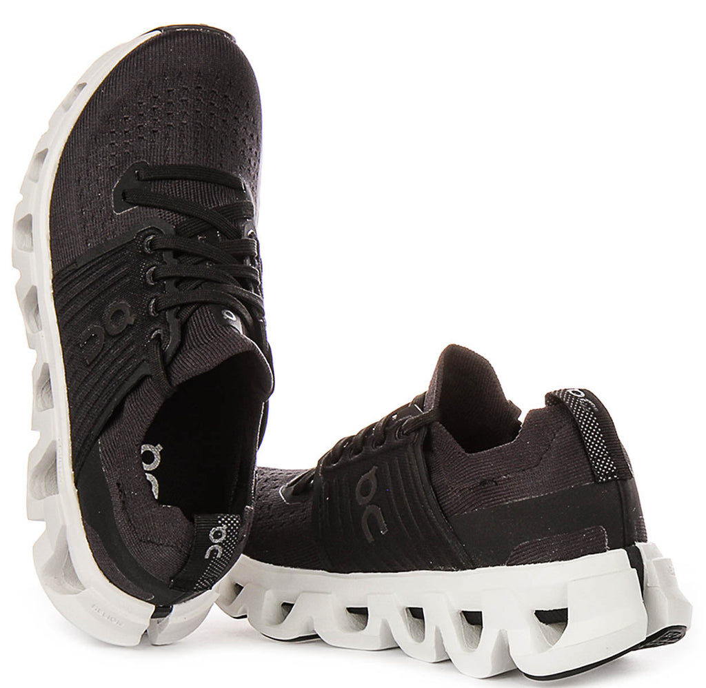 On Running Cloudswift 4 In Black White For Women
