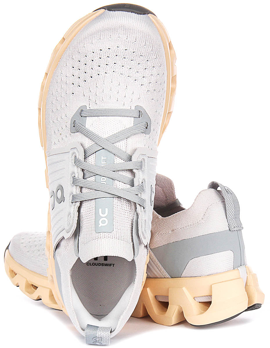 On Running Cloudswift 4 In Greypink For Women