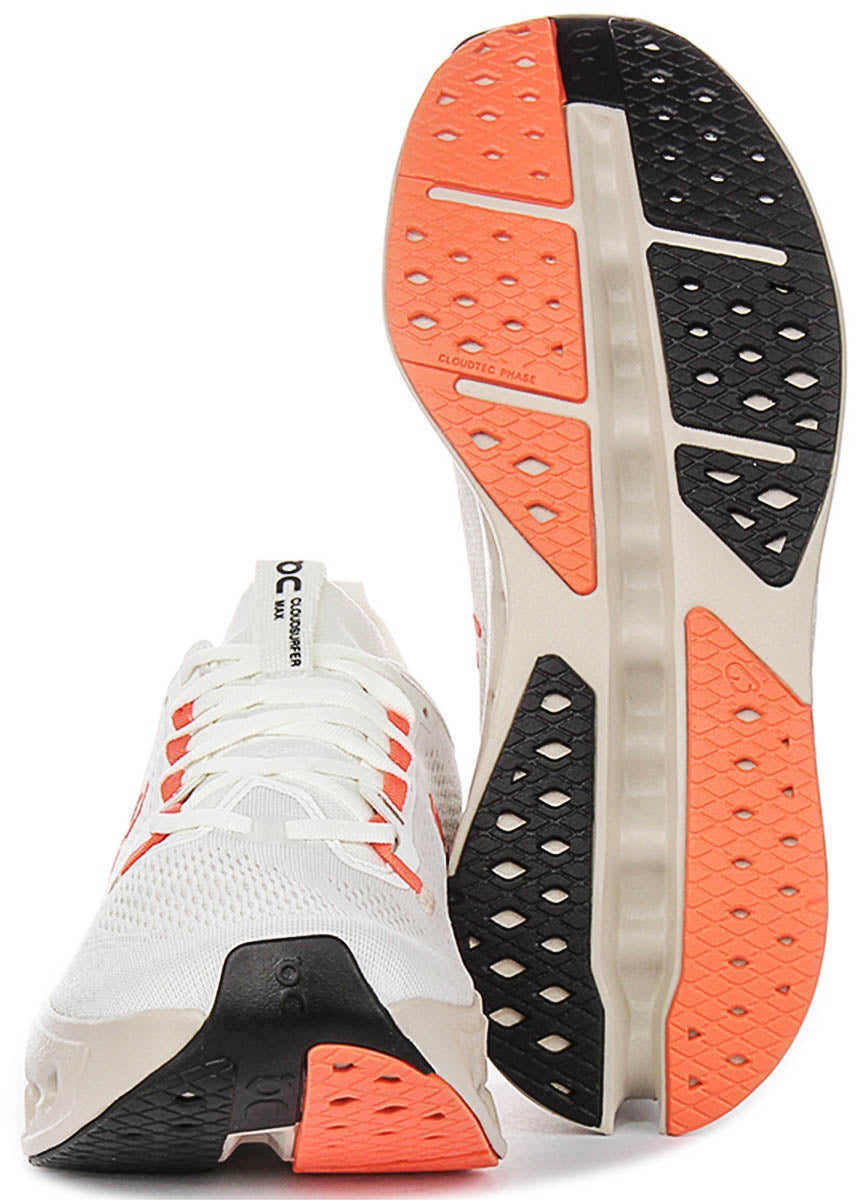 On Running Cloudsurfer Max In Ivory For Men