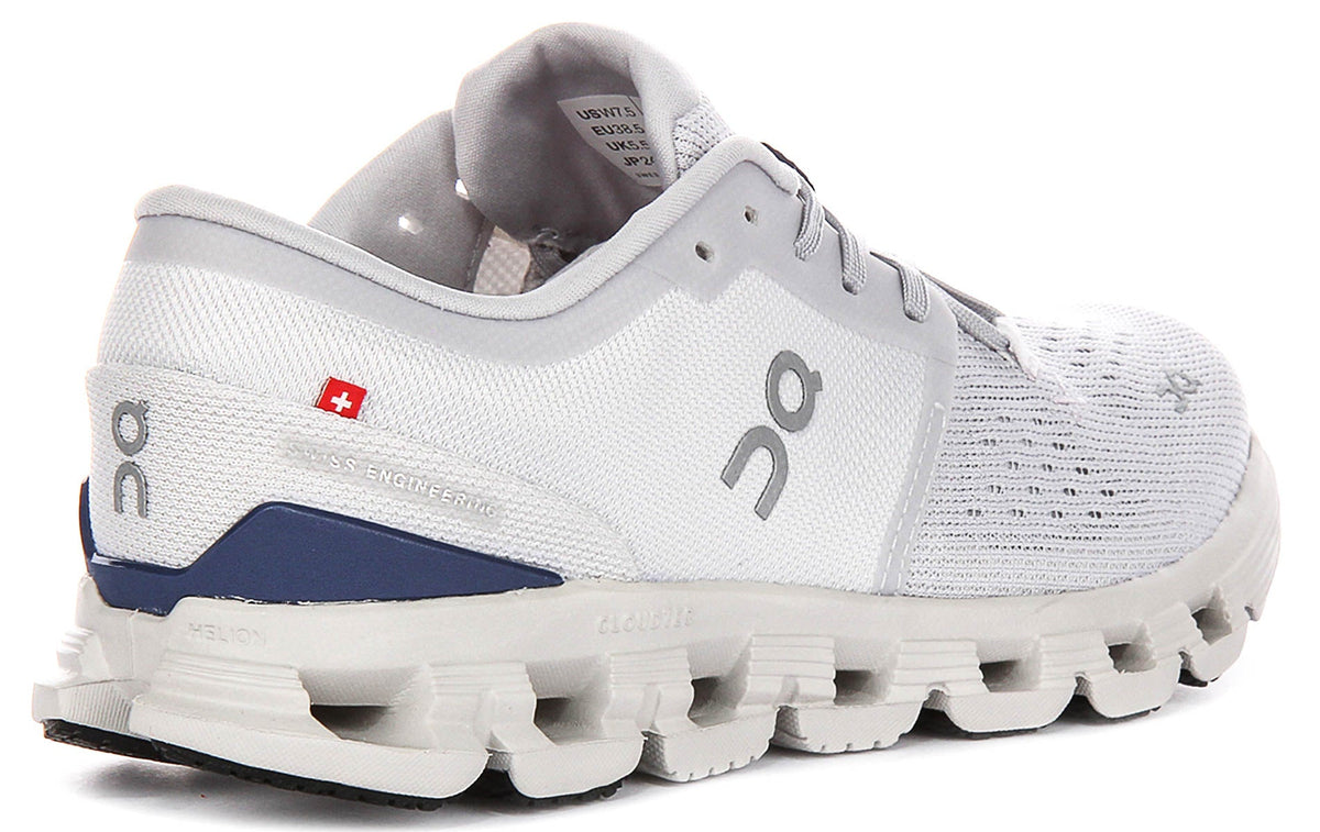 On Running Cloud X 4 In Light Grey For Women