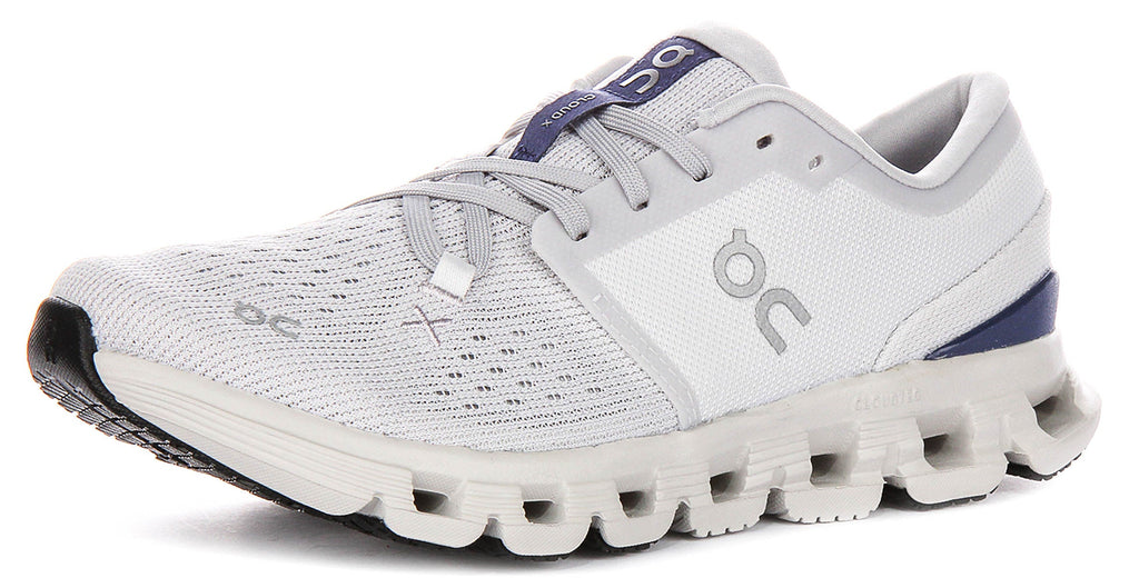 On Running Cloud X 4 In Light Grey For Women