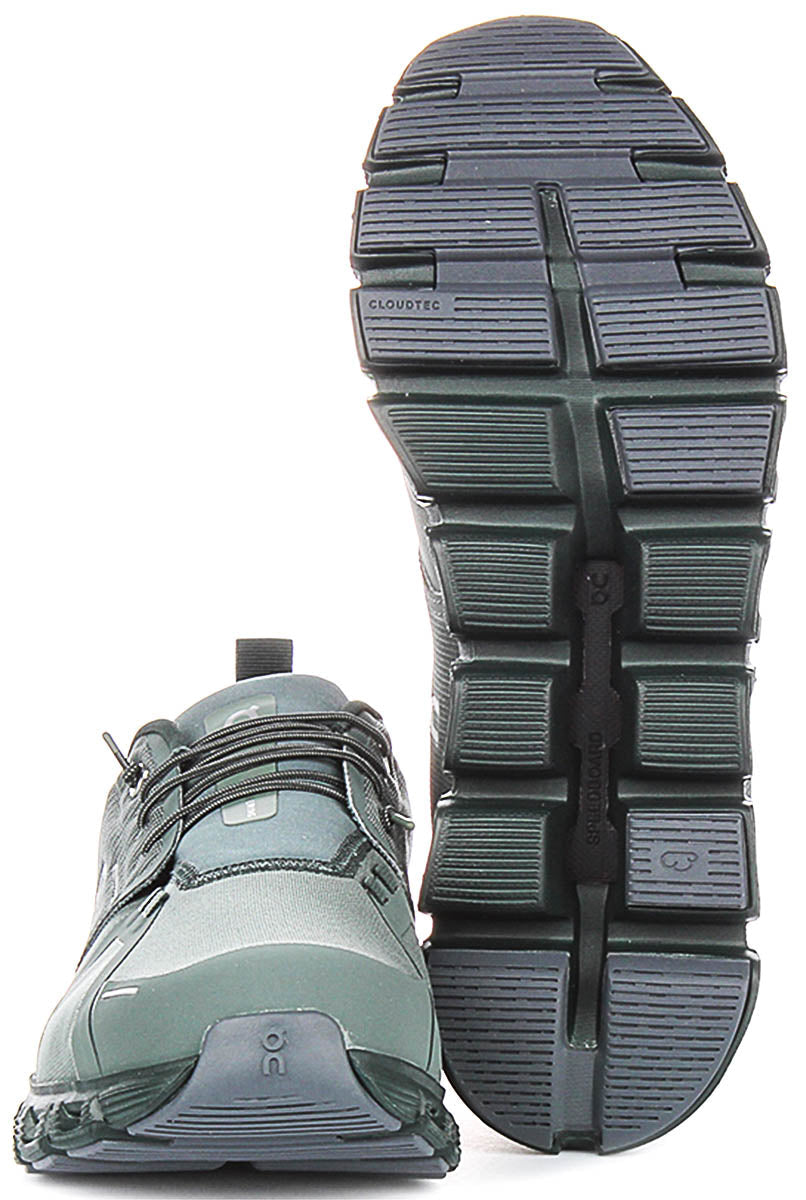 On Running Cloud 6 Waterproof In Olivegreen For Men