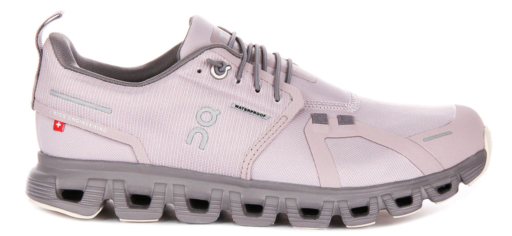 On Running Cloud 6 Waterproof In Purple For Women