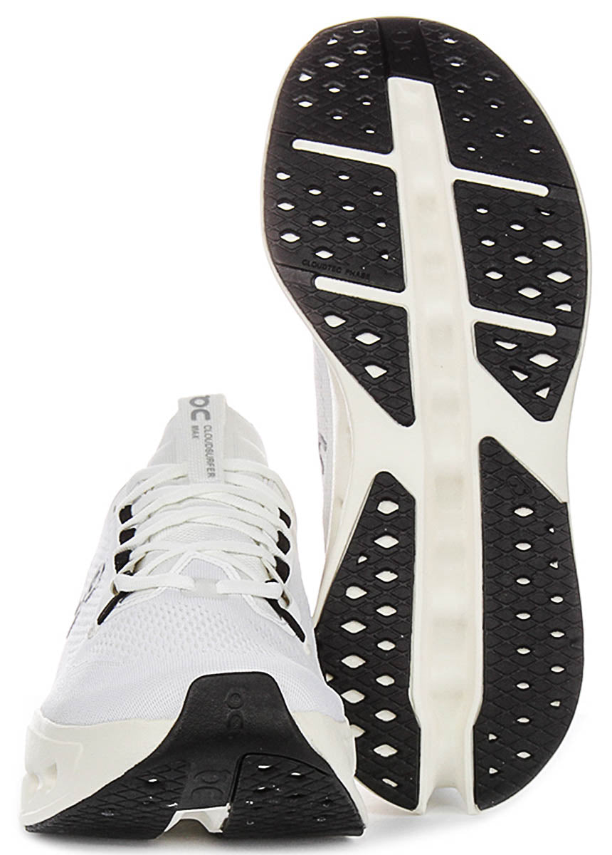On Running Cloudsurfer Max In White For Men