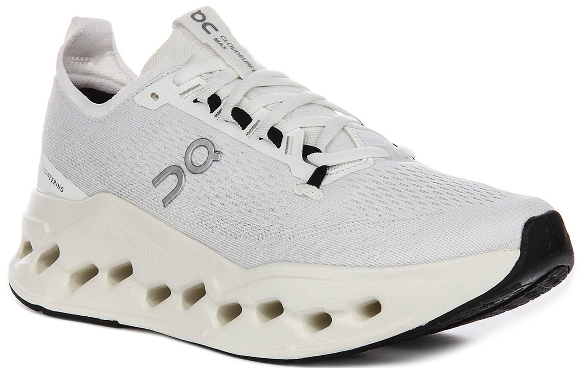 On Running Cloudsurfer Max In White For Women