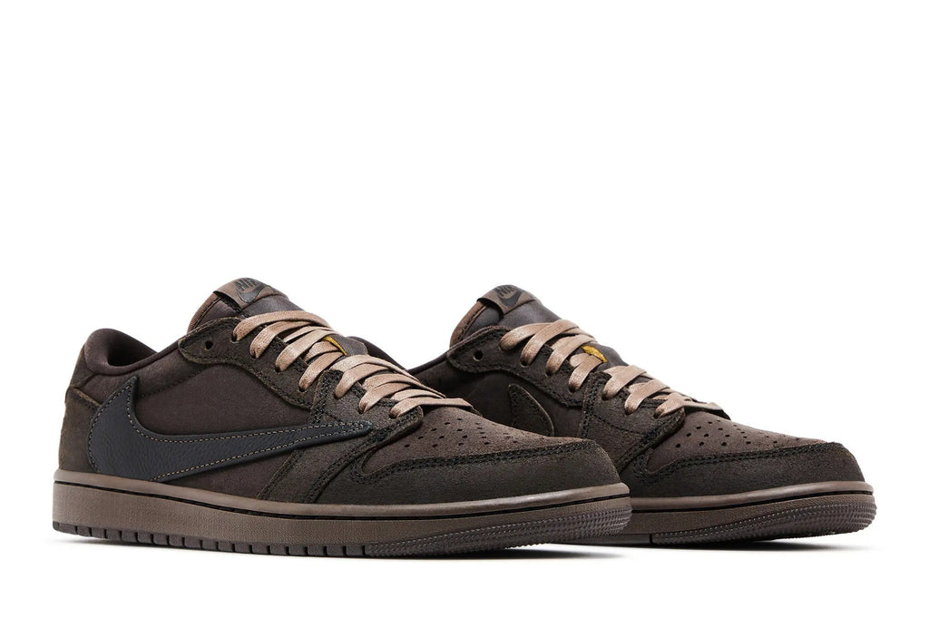 Travis Scott x Air Jordan 1 Low OG SP 'Velvet Brown' - Reverse Swoosh Cactus Jack