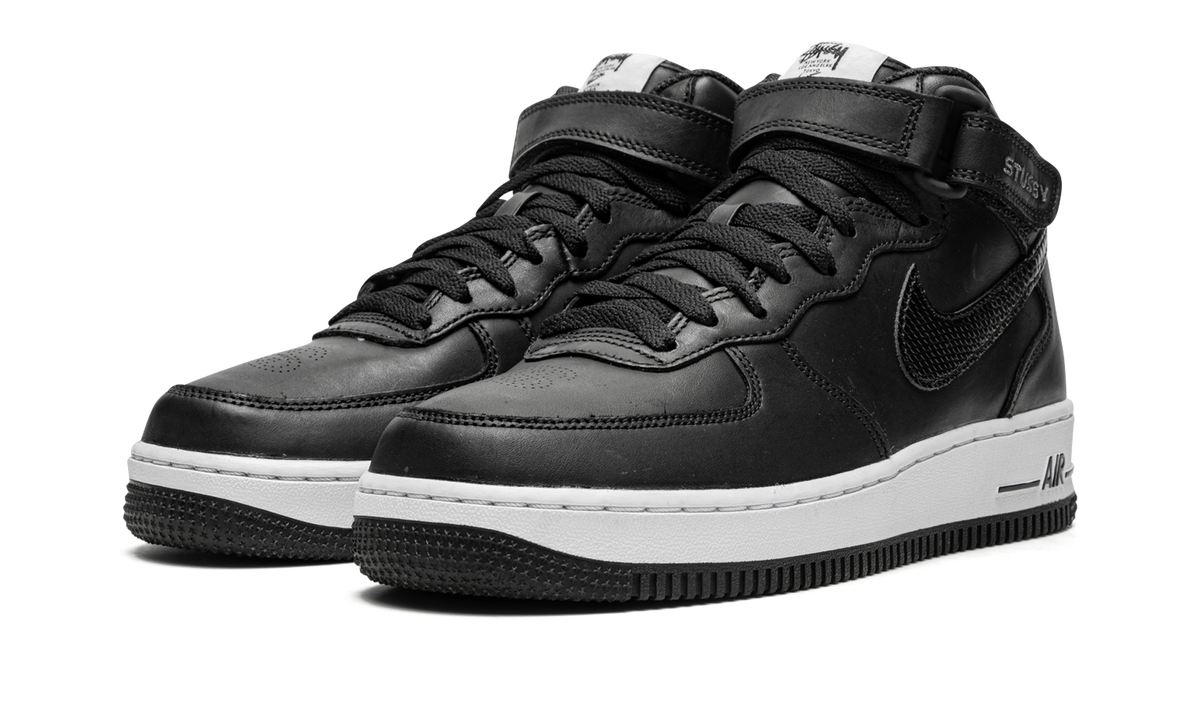 Air Force 1 Mid "Stussy - Black" DJ7840 001