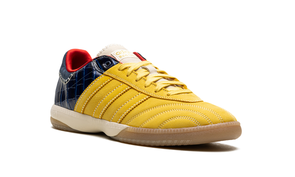 Samba Millenium "Wales Bonner - Fade Gold / Navy Croc" IH8407
