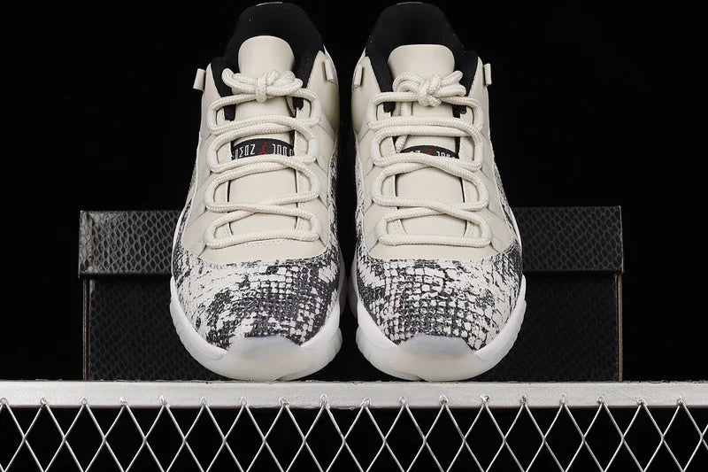 Air Jordan 11 Retro Low "Light Bone Snakeskin"