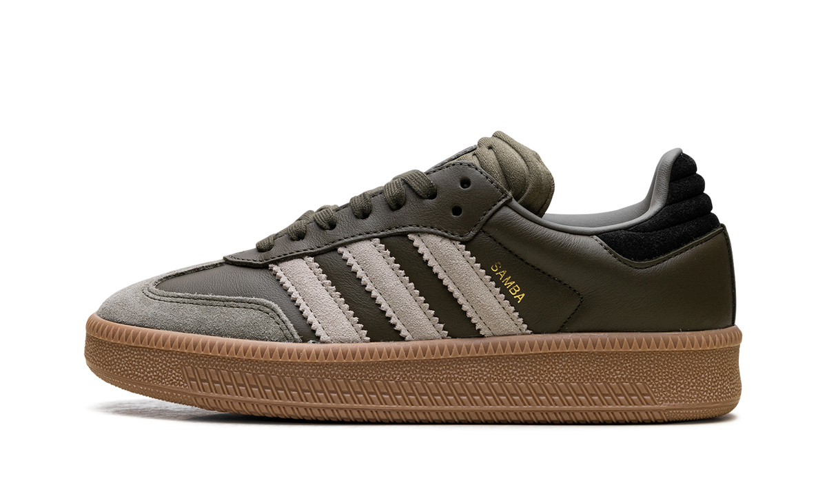 Samba XLG "Olive Strata Wonder Beige Gold Metallic" JQ2387