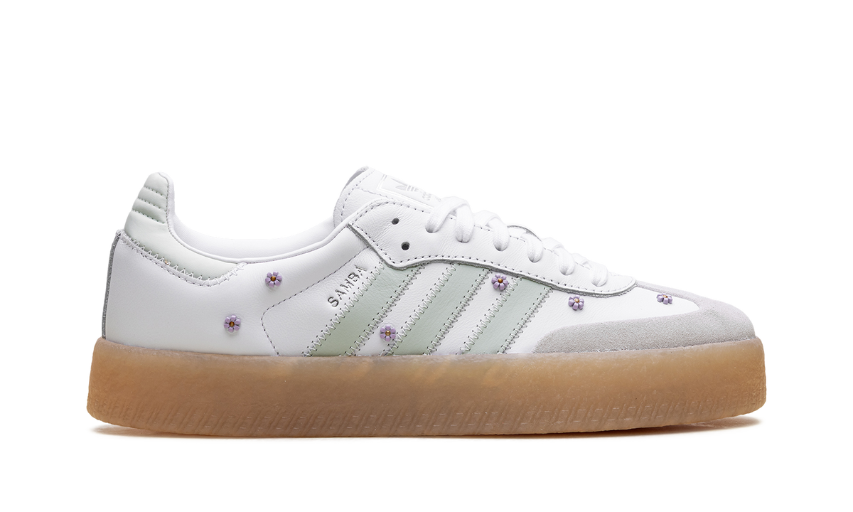 Sambae WMNS "Floral White Linen Green Gum" JS3954