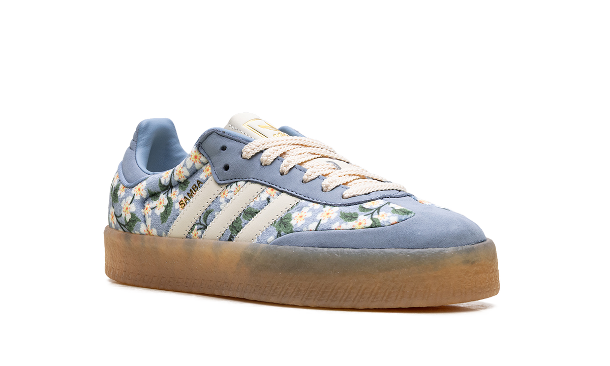 Sambae WMNS "Liberty London Floral Embroidery Blue Cream White" JQ6046