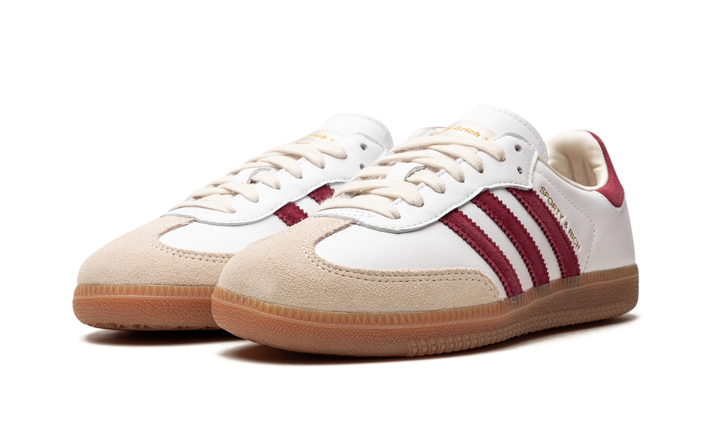 Samba OG "Sporty & Rich - White Core Burgundy" IF5660