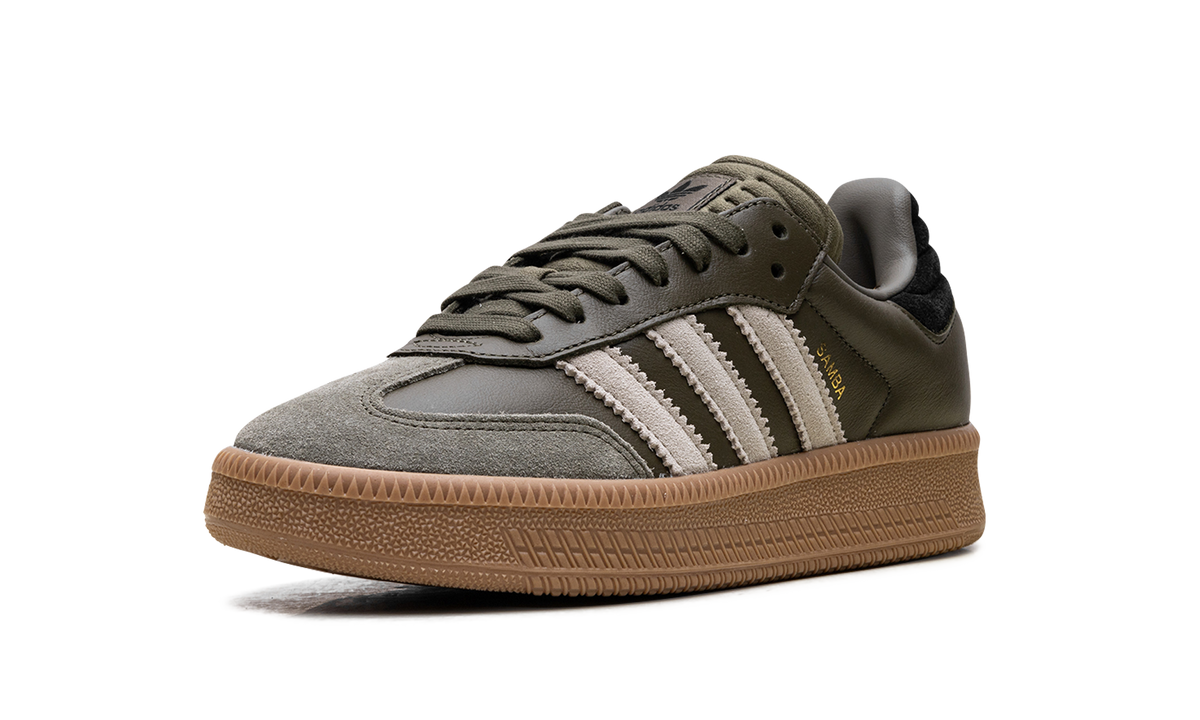 Samba XLG "Olive Strata Wonder Beige Gold Metallic" JQ2387