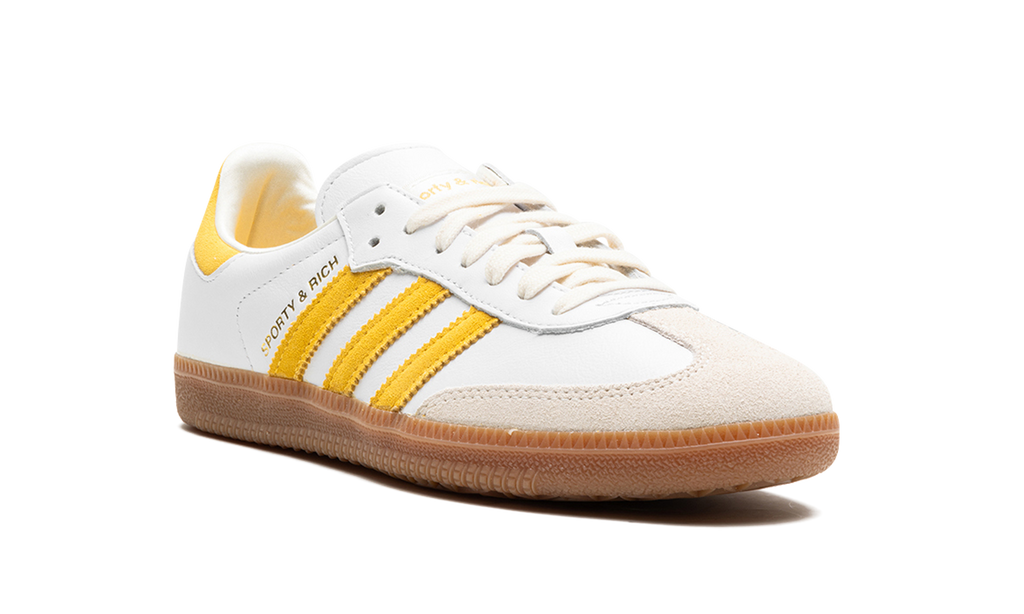 Samba OG "SPORTY & RICH - White Bold Gold" IF5661