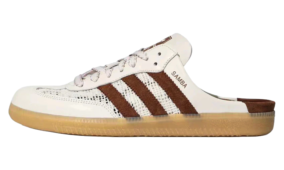 Samba Mule WMNS "Off White Preloved Brown" HP5050
