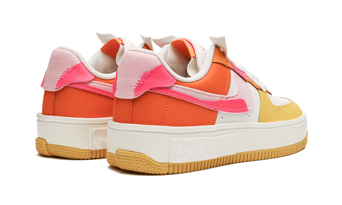 AIR FORCE 1 FONTANKA MNS WMNS "Summit White/Solar Flare/Medium Soft Pink/Hyper Pink" DX2675 100
